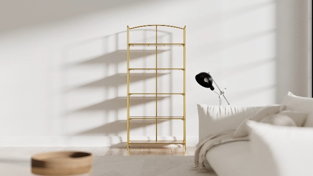 Amazon.com: Crofy No Assembly Folding Bookshelf for Living Room, 5