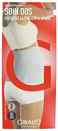 Ceinture chaleur Gibaud soin dos pour soulager la raideur lombaire