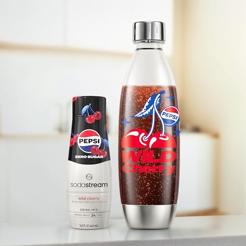 Image of SodaStream Wild Cherry Pepsi Bottle