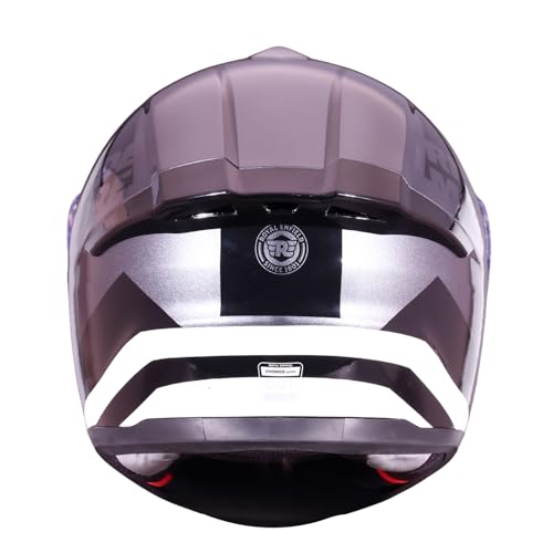 Image of Royal Enfield Override FF RIDEMORE Full Face Helmet | Spoiler & Air-Vent System | High-Impact ABS Shell | Certification: ISI & DOT | UV Treated Visor | Micrometric Buckle Stellar Blue XL