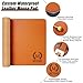 UIDMEN Personalized Desk Pad Protector with Name, Custom Mouse Pad, Portable Waterproof PU Leather Desk Blotter for Mouse, Writing Desk, Office, Home, Gifts for Coworker, Business, Graduation,Birthday