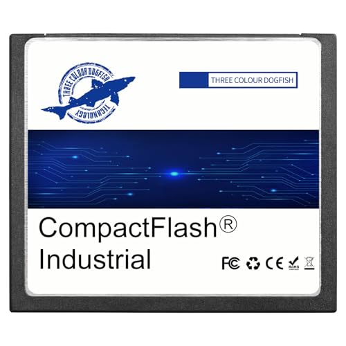 Dogfish Compact Flash Scheda di Memoria 2000MB, Industriale CF Card Tipo I per Attrezzature Industriali, Macchine CNC, Sistemi Embedded e Vecchie Fotocamere
