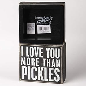 Primitivesbykathy19177classicboxsignmorepickles Urban Country Home Decor Primitives by kathy 19177 classic box sign more pickles urban country home decor