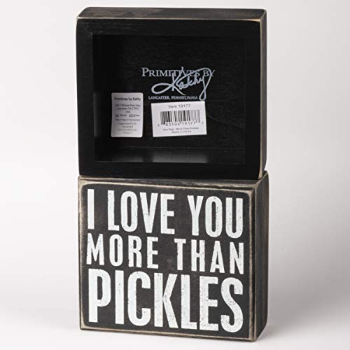 Primitivesbykathy19177classicboxsignmorepickles Urban Country Home Decor Primitives by kathy 19177 classic box sign more pickles urban country home decor