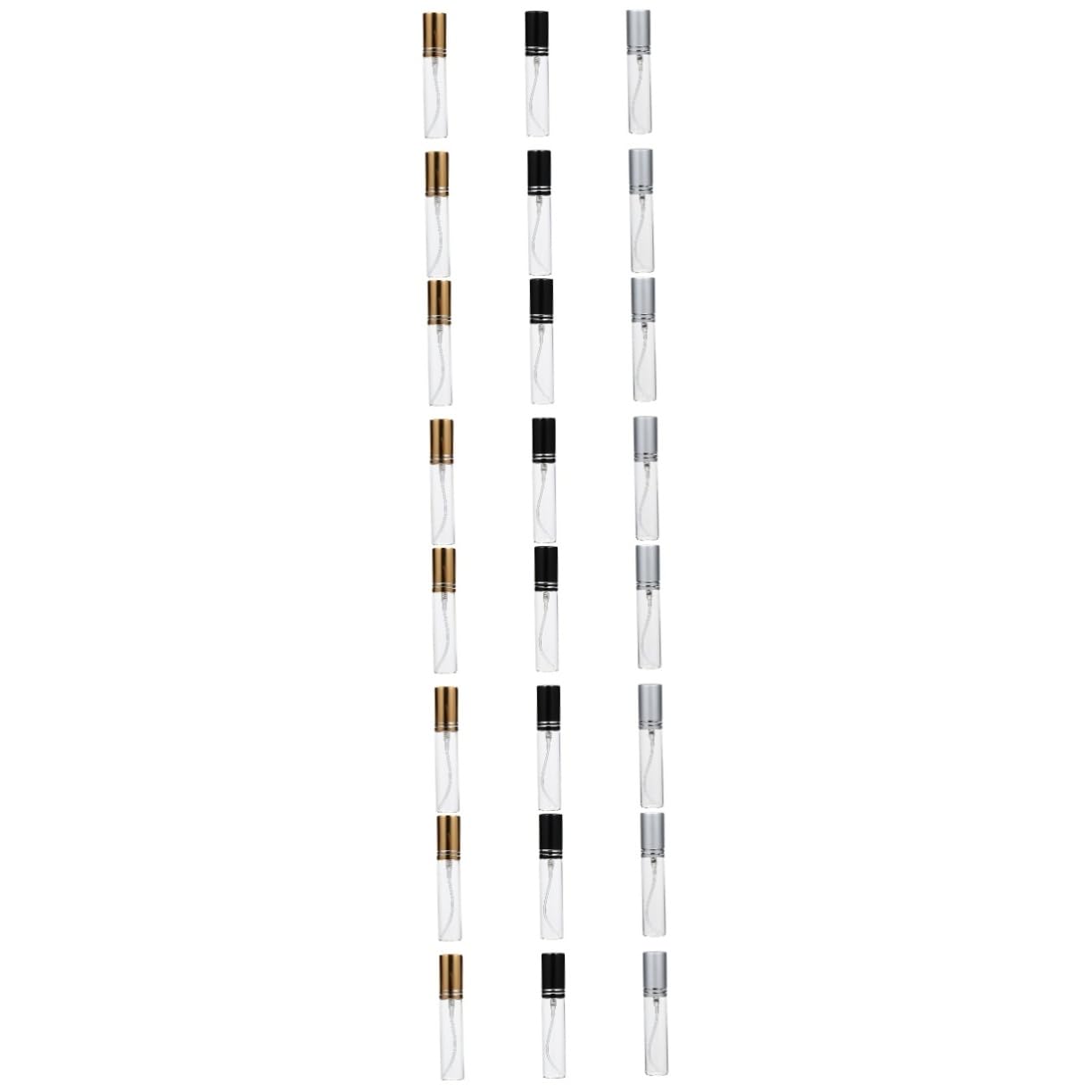DOITOOL 24stücke Nachfüllbare Parfümzerstäuber Aus Glas Tragbare Sprühflasche Und Leckfreie Reiseflasche Für Kosmetik Und Düfte Für Unterwegs