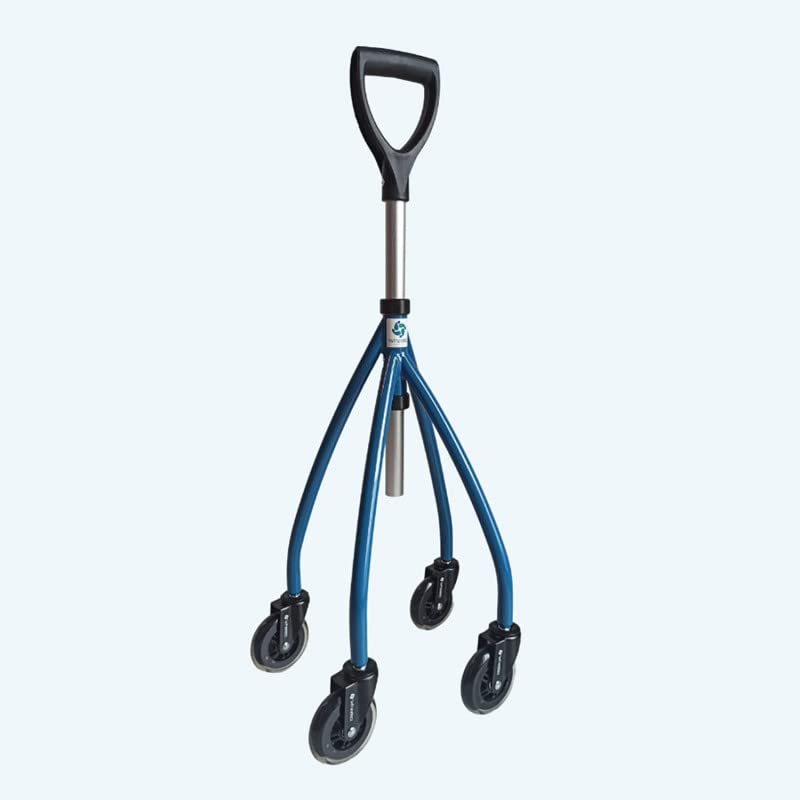 Déambulateur à une main avec support stable au sol Wheeleo pour PMR