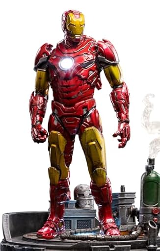 Marvel - Estatuilla Deluxe Art Scale Iron Man Unleashed 1/10, 23 cm | Ya disponible en tu tienda friki favorita! En mundofriki.es!