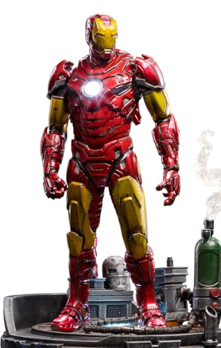 Marvel - Estatuilla Deluxe Art Scale Iron Man Unleashed , 23 cm