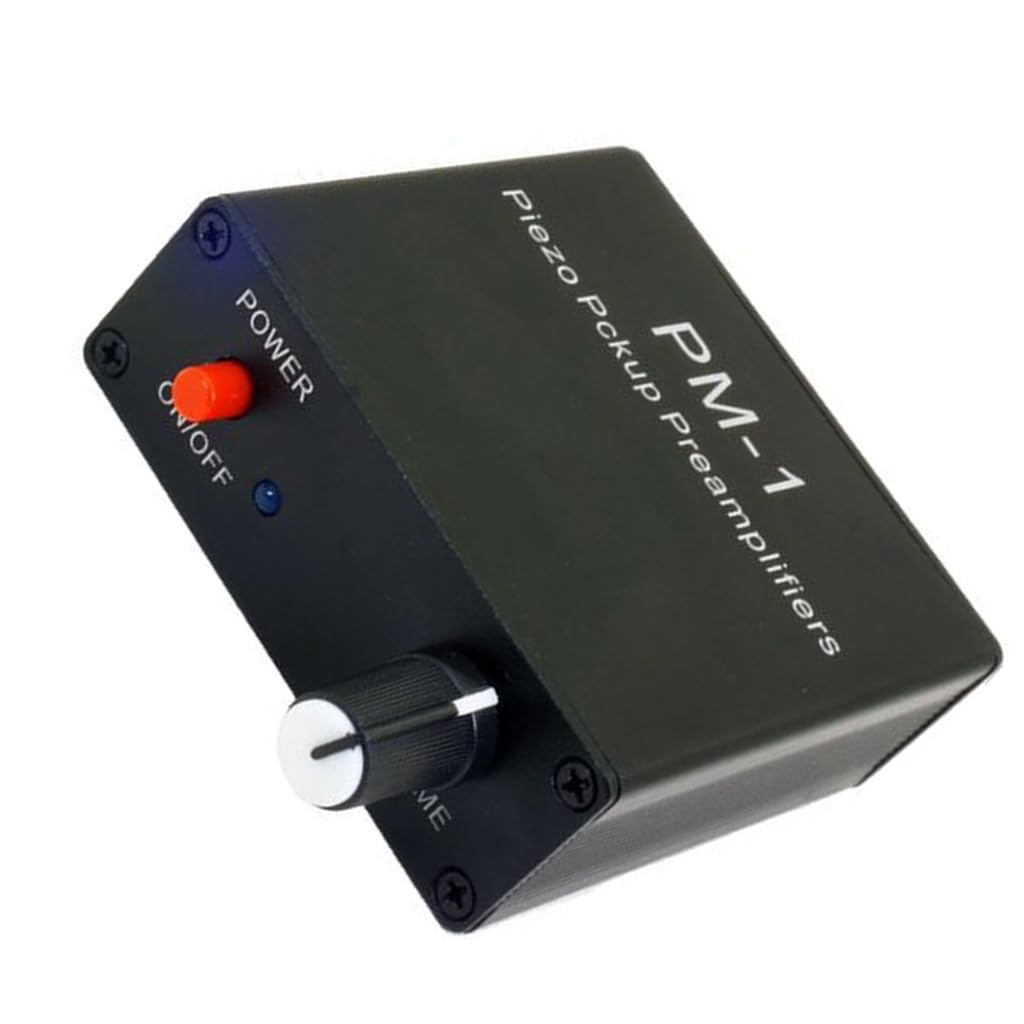 Preamplificatore Piezo Pickup Preamplificatore Batteria Ricaricabile Per Chitarre E Violini Con Tipo C Ricarica 6.35mm