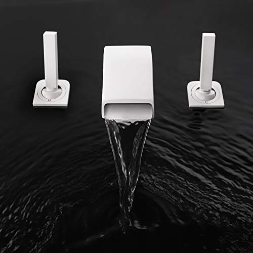 Robinet de salle de bain cascade mitigeur lavabo eau chaude froide - 2