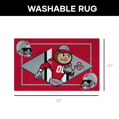 Tapete decorativo oficial Ohio State Buckeyes 77x51 cm miniatura 3