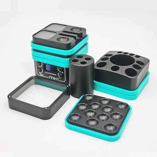 Riscaldatore della resina dentale, riscaldatore della resina composita, vassoio diviso, adatto per vari materiali, attrezzatura di laboratorio dentale portatile.