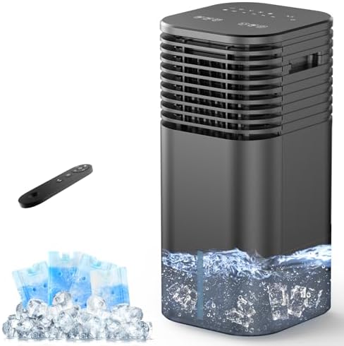 Ar condicionado portátil sem janelas, temporizador de 15H e oscil...