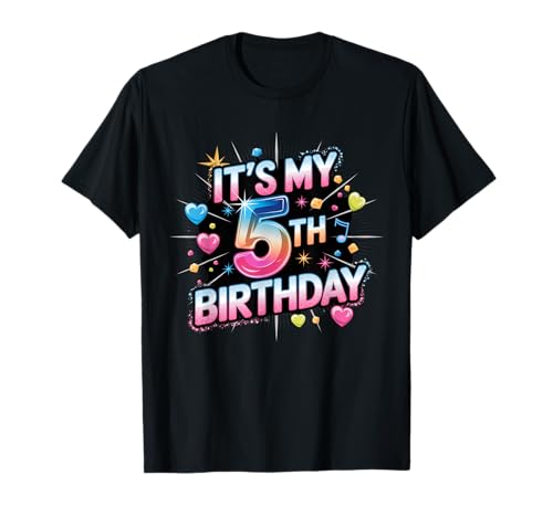 K-Pop Birthday Girl K Pop It's My 5th Birthday T-Shirt