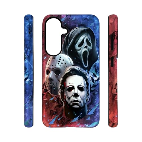 qizjio Horror Halloween Phone Case – Dark Aesthetic Design, Shockproof Protective Cover for Samsung Galaxy S26 Plus