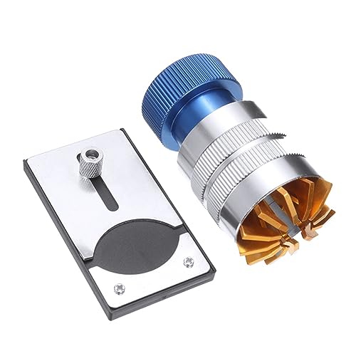 Nettoppo Removedor de Cristal de Reloj Removedor de Cristal de PláStico con Elevador de Base Removedor de Caja Frontal Insertar Removedor de Vidrio de Reloj