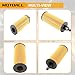 MOTOALL 3 Pack Oil Filter 68191349AB for Chrysler 300 Dodge Durango Jeep Grand Cherokee 68191349AA, 68191349AC MD-767, ADA102131, CH11665, WL10010