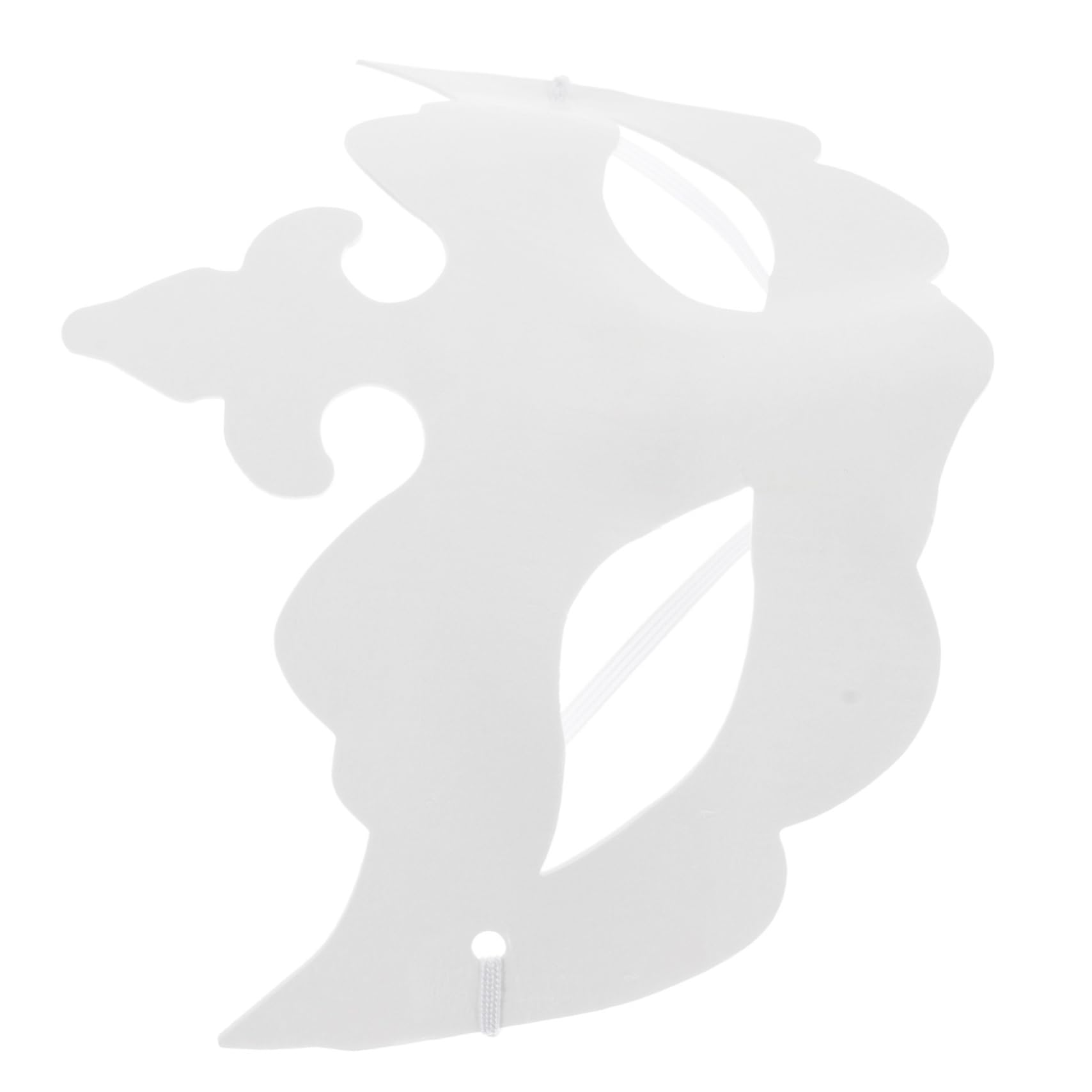 Abaodam 6pcs Blank Mask for Hand Painting Unfinished Face Masks for Adults for Cosplay Fashion Shows Arts Crafts and Special Events