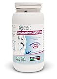 BROMELINA 5000 GDU: Bromelina Forte Drenante 5000 GDU/g. 120 Compresse con Bromelina Pura Alto Dosaggio azione Anticellulite. Migliora Digestione, Ritenzione Idrica, Cellulite, Gambe Pesanti.