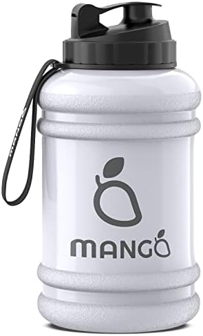 MANGO 2.2 Litre Water Bottle With Straw and Time markings - BPA Free Xl Jug - Extra Large Durable Sports Bottles With Flip Cap - Ideal For Gym and Bodybuilding - Large Sports Reusable Water Bottle