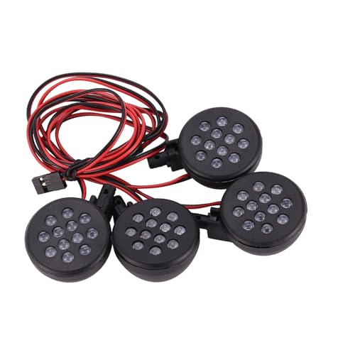 Faros lotus para coche RC 1/5 con kit de luces y receptor para Rovan 5B