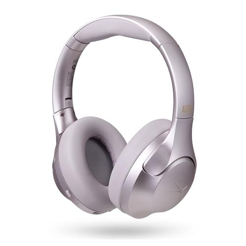 Altec Lansing ComfortQ 2.0 Over Ear Bluetooth Headphones, Wireless Noise Cancelling Headphones with 50-Hour Battery, Foldable Design, Voice Assistant, Quick Charge, Bluetooth 5.3