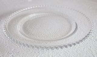 Clear Glass Beaded Charger Plate - Wedding Events Tableware Decor