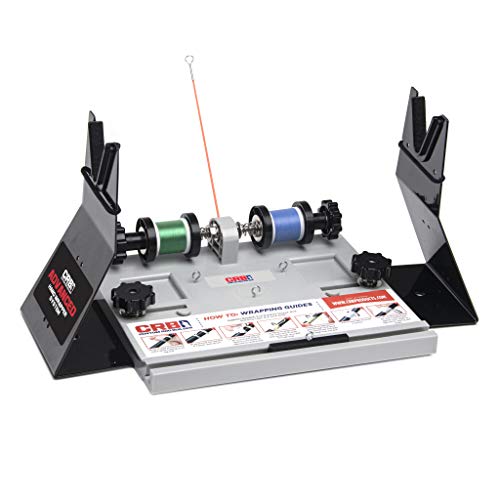 CRB Advanced Hand Wrapper System – 2 Spool Thread Tensioner & Rod Stand for Rod Building