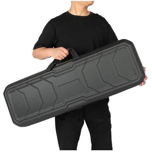 HUTRADE 85CM/95CM Lang Hart Gewehrkoffer, Langer Wasserdichter Waffenkoffer Munitionskoffer with Foam Schutzkoffer Lagerung Und Transport