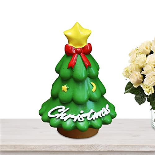 Mini ornamento da árvore de Natal de mesa - Artes de resina de mesa de mini árvore de natal | Decora
