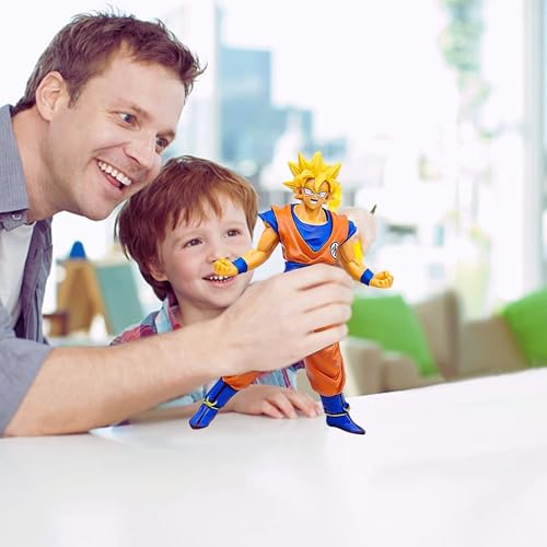 Image of Mallexo DBZ Action Figures Set 6PCs Dragn Bal Z Toys for Kids Animee Toy Set of Size 18CM for Car Dashboard, Decoration, Cake, Office Desk & Study Table Multicolor (6PCs B)