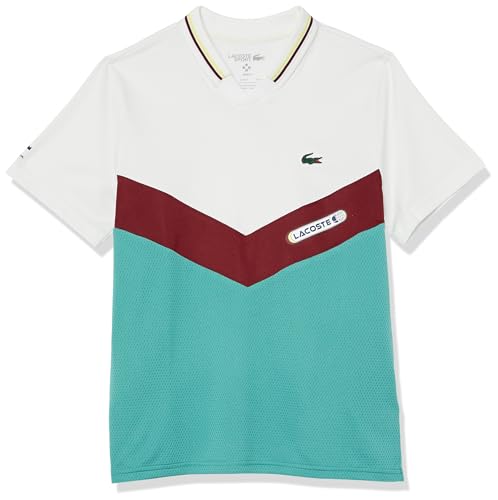Lacoste Boys' Short Sleeve Chevron Tennis Polo