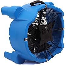 MOUNTO AM30DF 1/4 HP 3000 CFM Axial Air Mover Blower Fan - Powerful Down Draft Fan for Drying, Cooling, and Ventilation