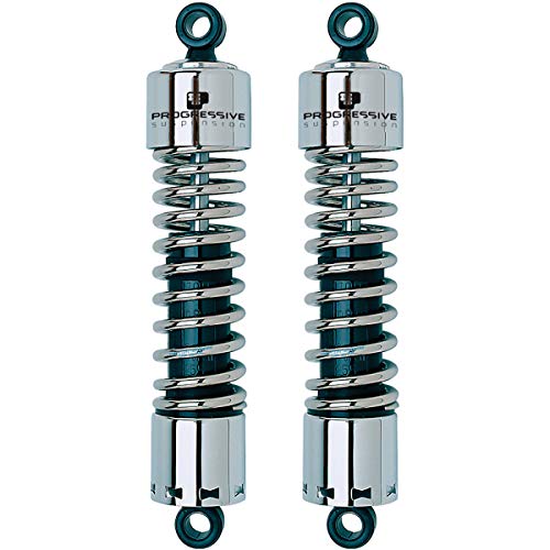 Up To 40% OFF Progressive Suspension 412 Chrome 11" Standard Shocks 412-4204C