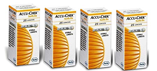 Accu-Chek Softclix Lancet – 25 Lancets (Pack of 4) (Multi) Accu-Chek Softclix Lancet – 25 Lancets (Pack of 4) (Multi)