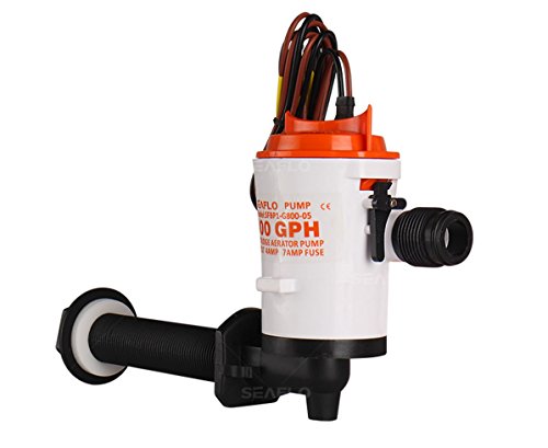 Seaflo 90 Degree Baitwell Pump 800Gph 4.0A 12V Submersible Bilge Pumps #TOP1