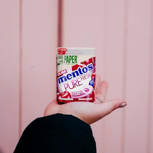 Mentos Gum Pure Fresh Paperboard Cherry