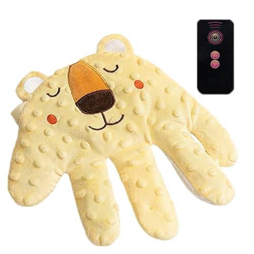 Image of Koconh Baby Patting Sleeping Toy - Baby Patter for Sleep, Cute Cartoon Automatic Baby Soothing Palm with Remote Control (Lion)