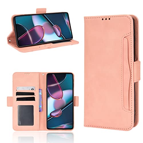 Capa para Motorola Edge 30 Pro,Funda carteira para Motorola Edge 30 Pro(5 slots de cartão, fecho mag