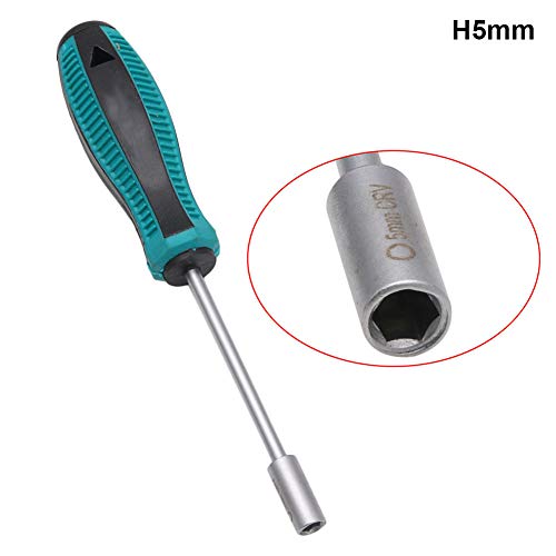 symboat destornillador de vaso en metal Destornillador Destornillador de cabeza hexagonal tuerca de mano herramientas de mano 3 mm-14 MM