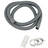 / FACAIIO Kit d\'extension de tuyau de vidange de machine à laver et lave-vaisselle 152 m pour tuyau d\'évacuation en plastique avec connecteur et clips de marque