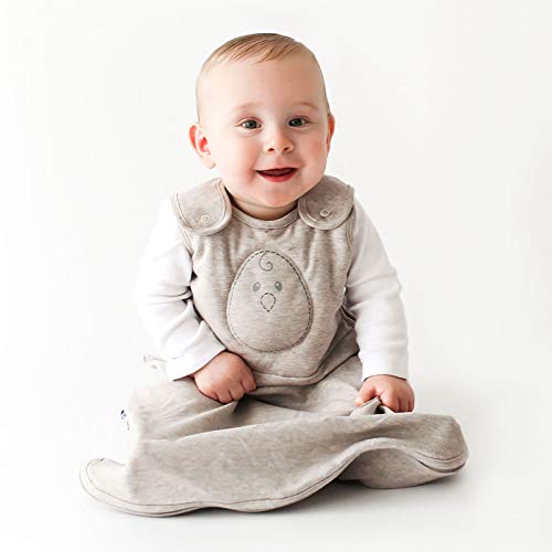 Nested Bean Zen Sack®- Gently Weighted Sleep Sacks | Baby 0-6M | Tog 0.5 | 100% Cotton | Newborn/Infant Swaddle Transition | Aids Self-Soothing | 2-Way Zipper | Machine Washable #TOP1