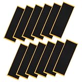 ORFOFE 12 Piezas Cinta Adhesiva Antideslizante Espuma para Fingerboard Accesorio Skate Monopatín Dedos Negro Duradera y Fácil de Aplicar