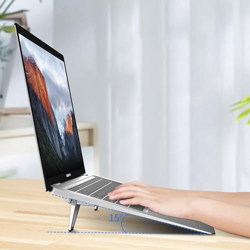 Base portátil plegable para laptop con disipación de calor miniatura 2