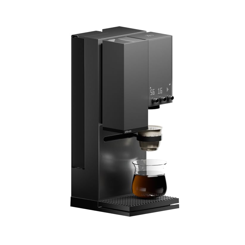 Image of xBloom Studio Coffee Machine - Drip Coffee Maker with Built-in Grinder and Scale, 3 Automation Levels, App Connected Pour Over Coffee Maker for Home and Office, Midnight Black
