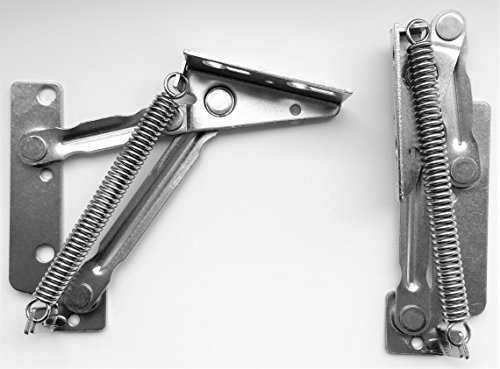 Preisvergleich Produktbild 2-er SET KLAPPENBESCHLAG 75° KLAPPENHALTER KLAPPENSCHARNIER HOCHSCHWENKBESCHLAG