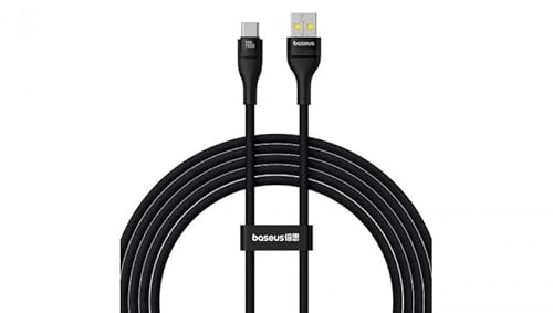 Baseus Charging Cable Flash 2 USB a USB-C 100 W, 2 m (negro)