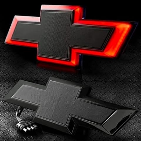 2014-18 Lighted Silverado Tailgate Emblem, Black Cover