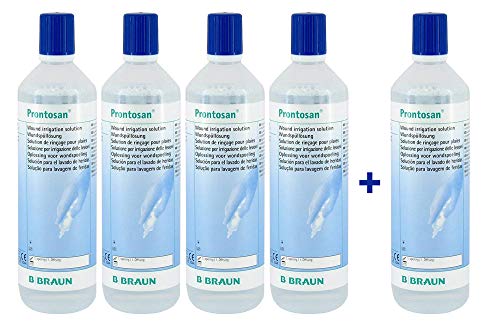 TK.JP Sparpaket: PRONTOSAN Wundspüllösung 350 ml Spüllösung - 5er-Pack (4 x 350ml + 1 x 350ml GRATIS)