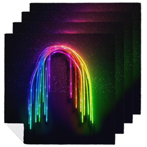 Servilletas de Tela Neon Arcoíris 47.5 x 47.5 cm 4 Piezas miniatura 1